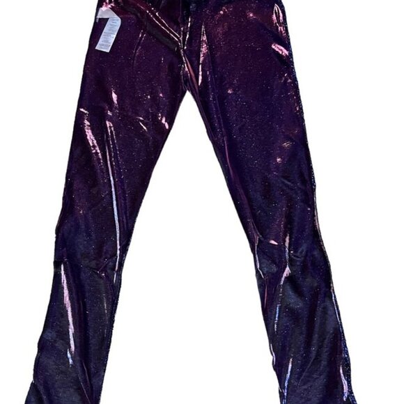 Devil Fashion Purple Galactic Transparent Unisex Legging Pant - NWT - Picture 2 of 4